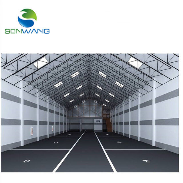 Warehouse Frame Color Steel Structure Warehouse Steel Frame Warehouse with Insulated Sandwich ...