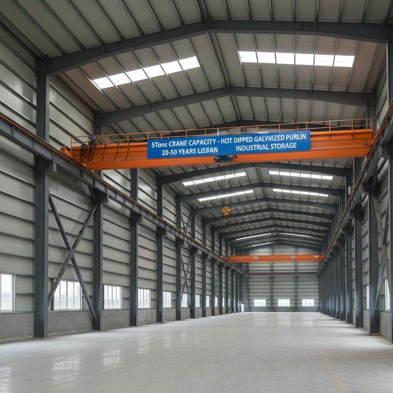 Bending Process Steel Storage Building Offering 40 Years Paint Suitable ...