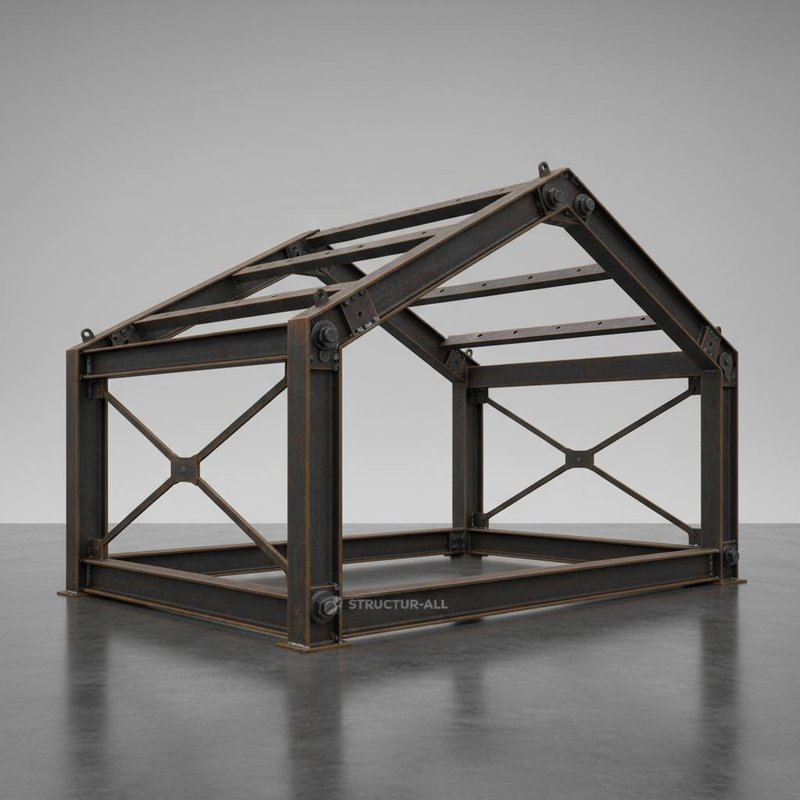 Bending Process Steel Storage Building Offering 40 Years Paint Suitable ...