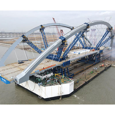 EU Standard Prefabricated Box Girder Structure Truss Kits Steel Structure Construction Arch Bridge Fabrication Bridges
