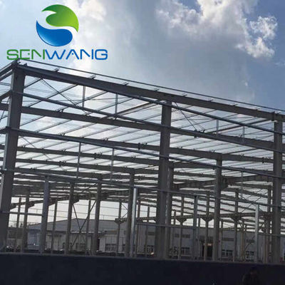 Bolted / Welded Prefabricated Steel Structures Custom Widths 4.2m-7.35m