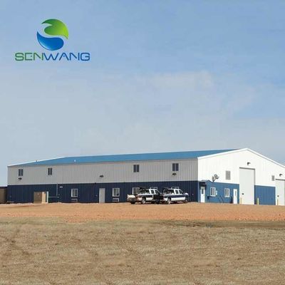 Steel Structure Warehouse with Sandwich Panel Roofing and CZ Purlin