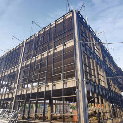 Prefabricated Corrugated Steel Warehouse , Industrial Steel Prefab Buildings