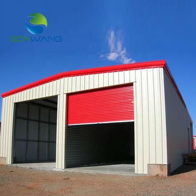 High Strength Car Garage Buildings Wind Resistant Seismic Resistant Metal Car Garage Buildings