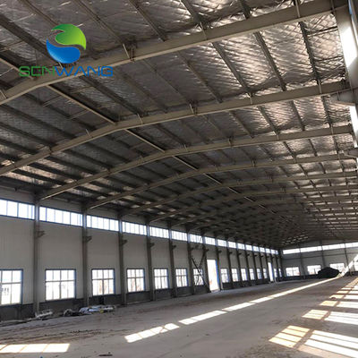 AISC/EN/JIS/GB Steel Warehouse Structure Building Design with H Section Steel Beam Rolling Door