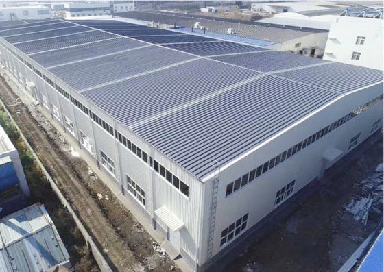 Steel Structure Warehouse with CZ Purlin and Sandwich Panel Roofing