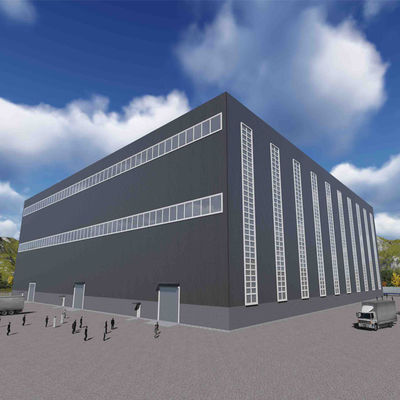 Large Space Pre Engineered Aircraft Hangars , Steel Hangars Garages