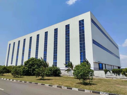 Prefab Steel Structure Warehouse with H Frame and Sandwich Panels