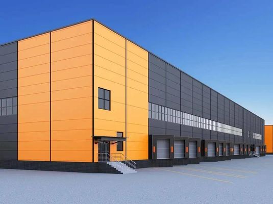 Galvanized / Painted Steel Structural Buildings With Engineer Guidance / H Steel Framework