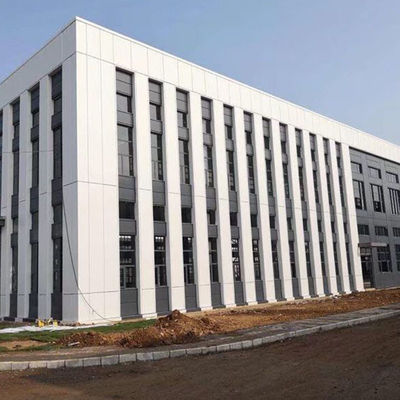 Welded Steel Structures with Galvanized Steel Beams and Sandwich Panel Roofing