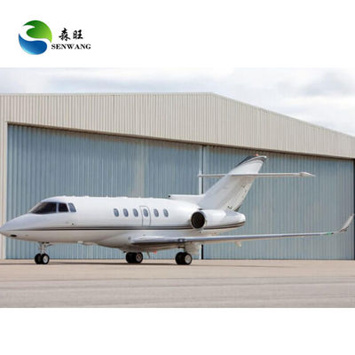 Prefabricated Aircraft Hangar with Corrugated Steel Roofing and Custom Design for Optimal Plane Parking Structure