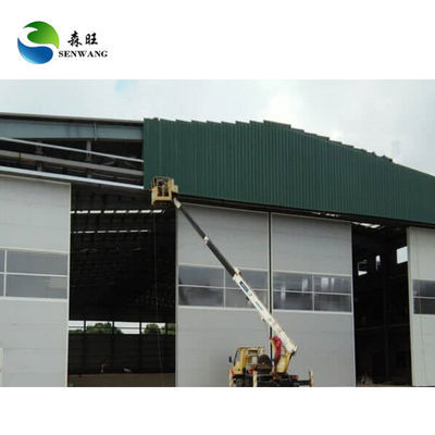 Sandwich Walls Aircraft Hangar with Vertical Lift Door and Seismic Load Compliance for Secure Plane Parking
