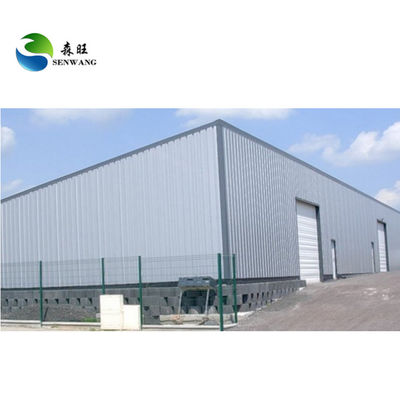 Crane Beam Q345 Main Frame Steel Storage Building For Heavy Duty Storage