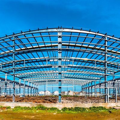 Q235B Grade Prefabricated Design Steel Storage Warehouse for Industrial