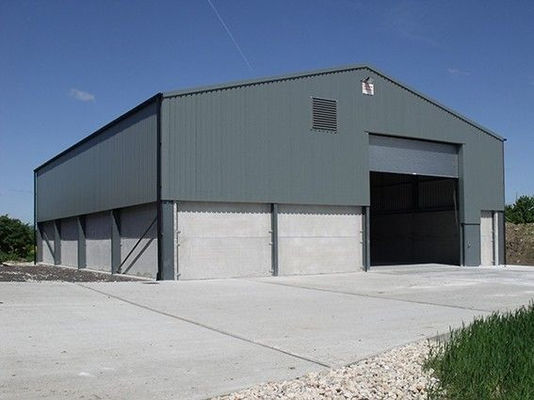 Customized Windproof Steel Structure Warehouse with Galvanized Or Painted Metal Frame
