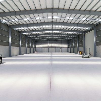 Customizable Steel Structure Warehouse offering spacious and durable solutions for industrial production lines and equipment storage needs