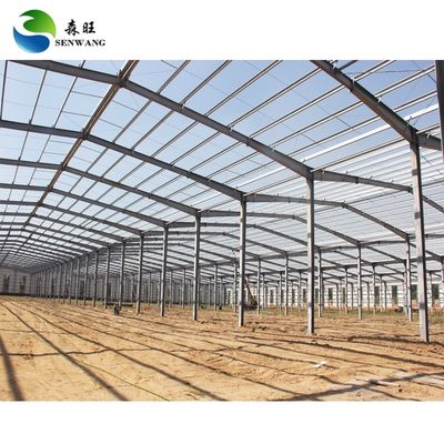 Low Maintenance Steel Metal Frame Structure Steel production workshop with Customizable Colors