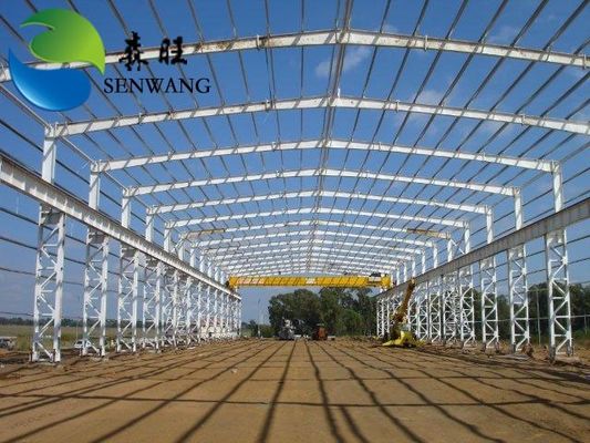 Concrete Foundation Metal Structure Warehouse In Compliance With Gb Standard