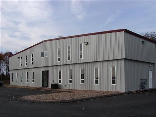 Customized Steel Engineering Building With Hot Dip Galvanizing Coating And Welded H Steel Columns