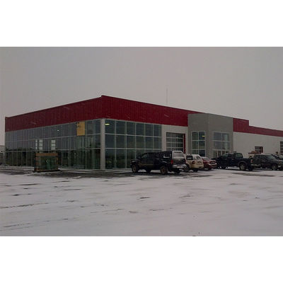 High Flexibility Steel Structure Warehouse with Single Slop Roof Cladding and Corrugated Steel Sheet