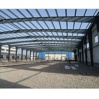 Painting Or Hot Dip Galvanized Finish Steel Frame Warehouse For Light Weight Storage Solution