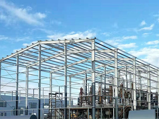 Custom Steel Structure Warehouse with Galvanized Portal Frame