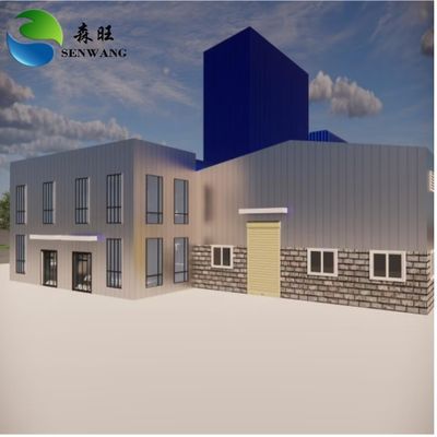 Customized Windows And Doors Prefab Metal Storage Buildings Galvanized Painted