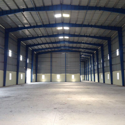 Steel Structure Warehouse with Steel Color Sheet Cladding CE Certified
