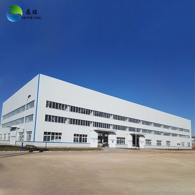 H Steel Prefab Warehouse Building Windproof Portal Frame Structure