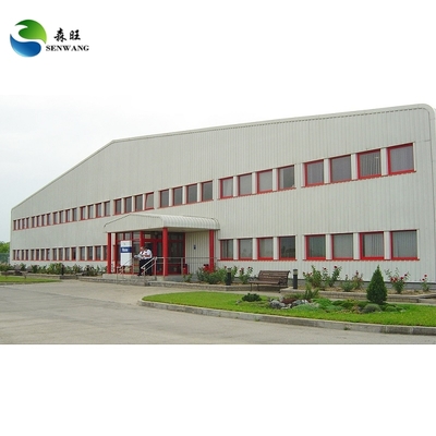 H Steel Prefabricated Warehouse Building Windproof Portal Frame