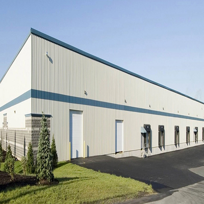 Prefabricated Steel Warehouse with Wind-Resistant Portal Frame