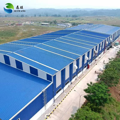 Steel Structure Warehouse with CZ Purlin and Custom Processing Services