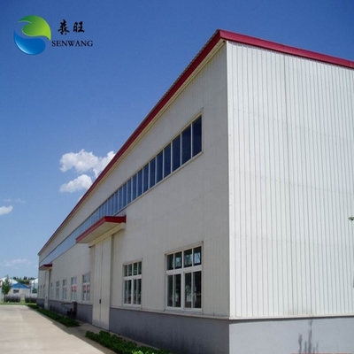 Prefab Steel Warehouse with Q235/Q355 Steel Frame