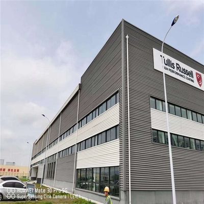 Seismic Resistant 9 Points Light Steel Q355 Main Frame Structure Workshop with Short Construction Period