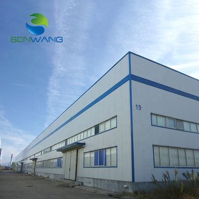 50 Years Service Life Steel Structure Warehouse with Optional Thermal Insulation and Roll-up Door Type