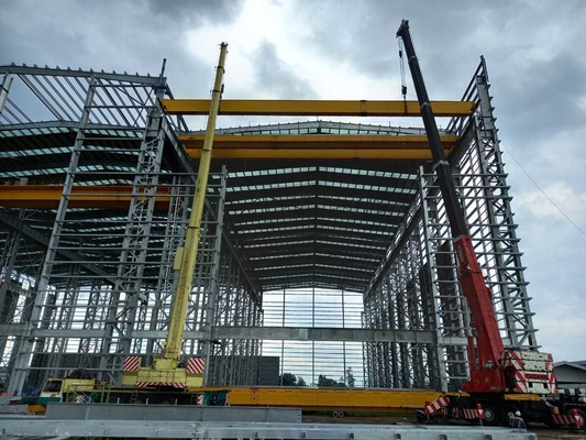 Steel Structure Warehouse with 5+ Years Warranty ISO 9001 CE Certified and One-Stop Drawing Plan Service