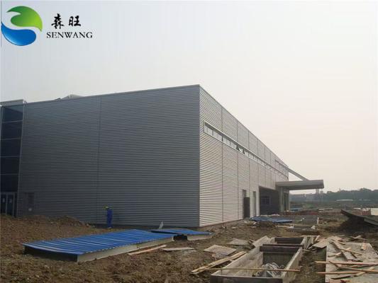 Customizable Size Steel Structure Workshop with EPS Sandwich Panel and Engineer On Site Installation