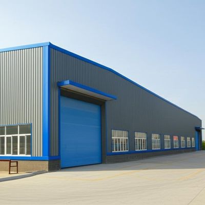 Clear Span Q235 Q355B Steel Structure Warehouse Durable Steel Workshop
