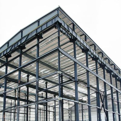 Steel Structure Warehouse with European S235 & S355 Hot-Rolled Steel and Painting Surface Treatment