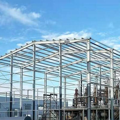 Prefabricated Steel Warehouse with Customizable Roof Pitch for Climate-Controlled Secure Storage