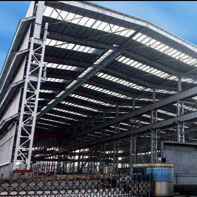 GB Standard Steel Structure Warehouse with Glass Fiber Reinforced Plastics Skylight and Victorian Modern Design