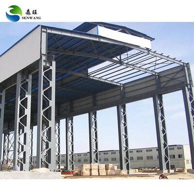 Steel Structure Warehouse with 50 Years Service Life Roll-up Door Type and Corrosion Resistant Paint