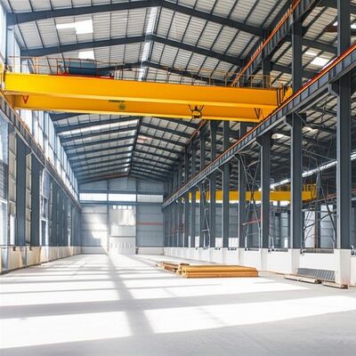 Fast Install Steel Structure Warehouse Featuring Crane According To Customer Requirements and Structural 50 Years Ideal for Industrial
