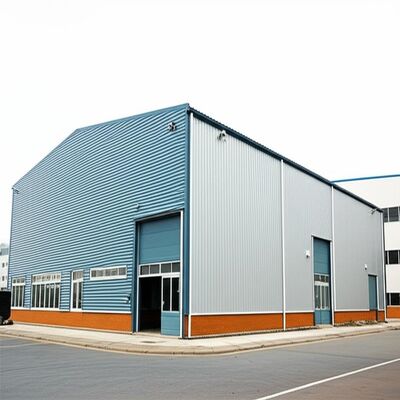 Steel Structure Warehouse with 0.3kn/M2 Roof Dead Load and Hot Dipped Galvanized Purlin Offering Tailored Drawing Design