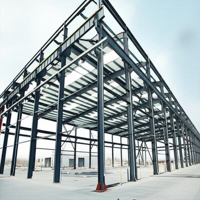 Durable Steel Structure Warehouse with Q235/Q355 Grade Steel and 20-50 Years Lifespan in Frame Structure Design