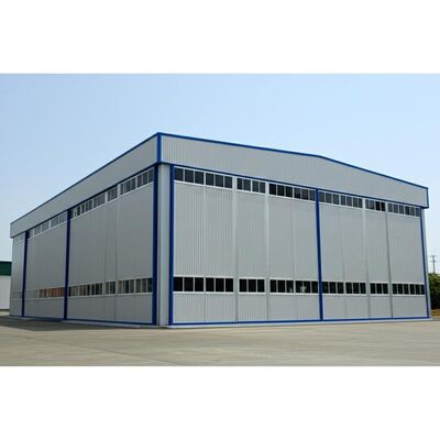 Large Span Light Steel Frame Structure with Bolt and Welded Connection for Strong Impact Resistance