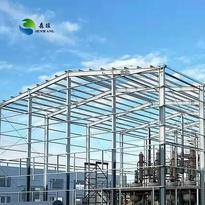 Concrete Foundation Steel Structure Warehouse with PVC or Aluminum Alloy Frame Window for Fast Installation