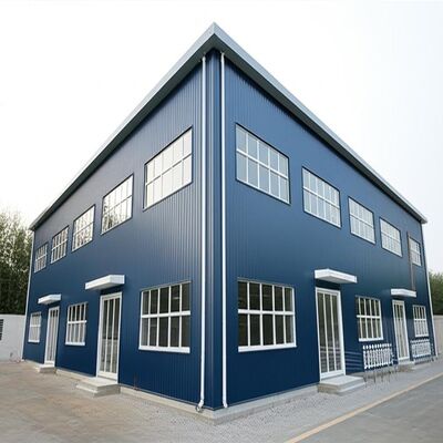 Steel Structure Warehouse with 50 Years Warranty Earthquake Resistant Design and Galvanized Steel Construction