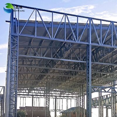 Wind Resistant Up To 200km/h Customizable Sizes Galvanized Steel Structure Warehouse Prefabricated Metal Storage Facility
