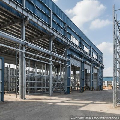 PTFE Coating Light Weight Modular Steel Structure with ±1% Tolerance for Durable Construction